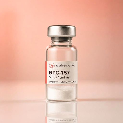 Aussie Peptides BPC-157 5mg — BPC & thymosin peptides — BPC-157 Australia BPC-157 5mg research peptide vial — Aussie Peptides