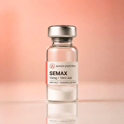 Aussie Peptides Semax 10mg — research peptide Australia Semax 10mg research peptide vial — Aussie Peptides